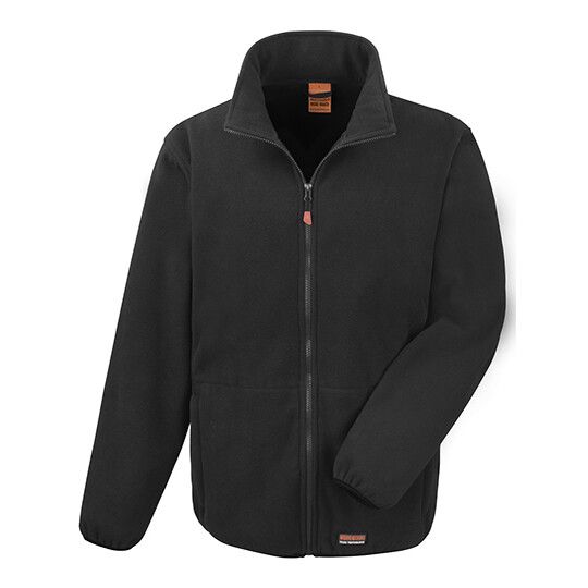 Heavy Duty Microfleece Jacket - black-729