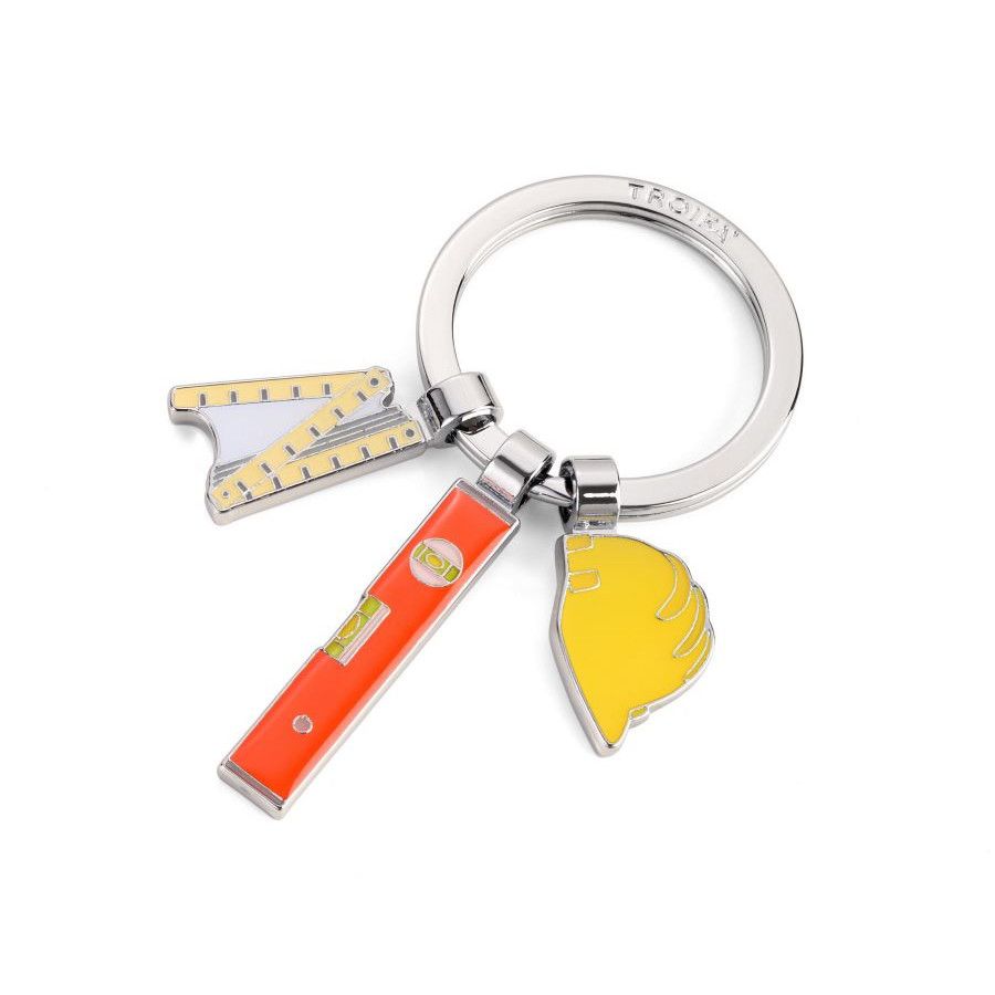 Troika Schlüsselanhänger BOB - gelb - orange - silber-483