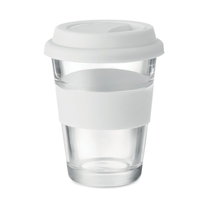 Glas Becher 350 ml ASTOGLASS - weiß-297