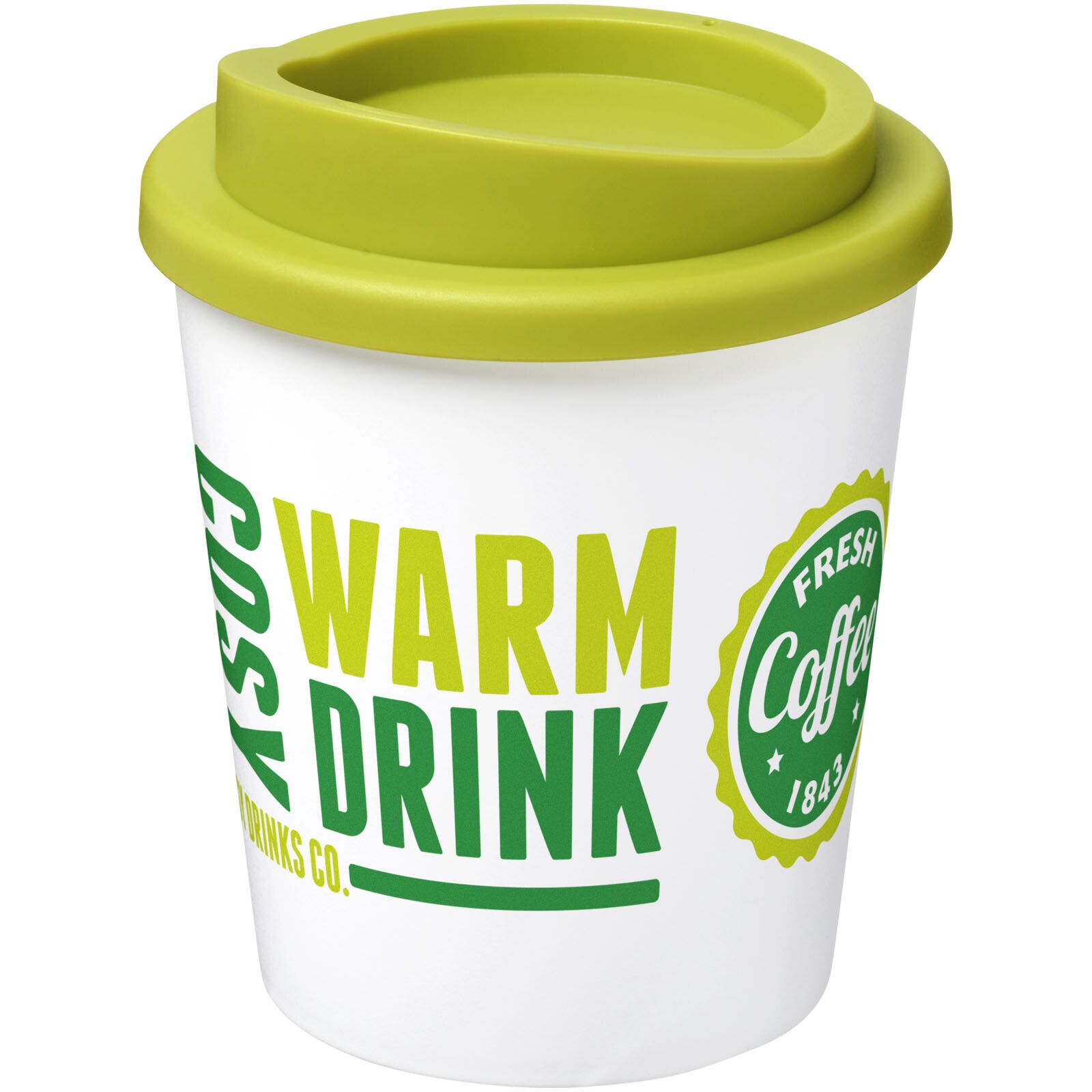 Americano Espresso 250 ml Isolierbecher - weiss -  limone-600