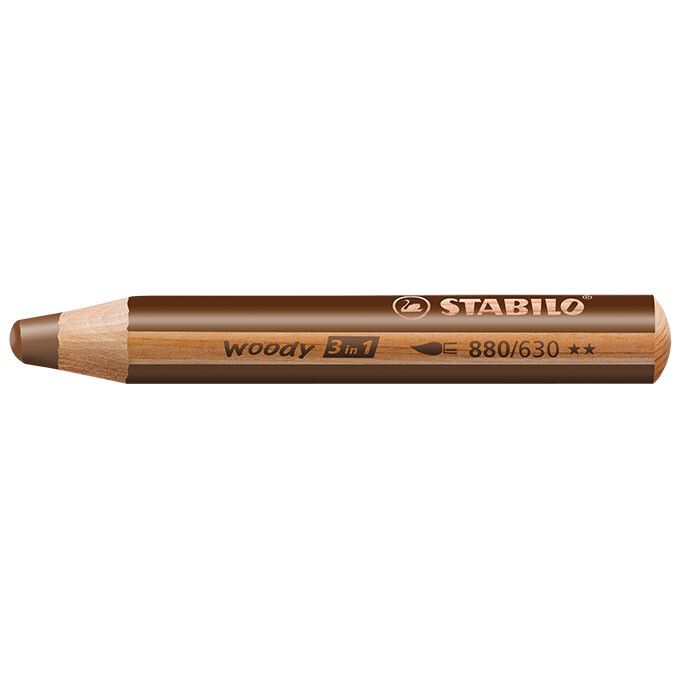 STABILO woody 3 in 1 Farbstift - gebrannte umbra-378