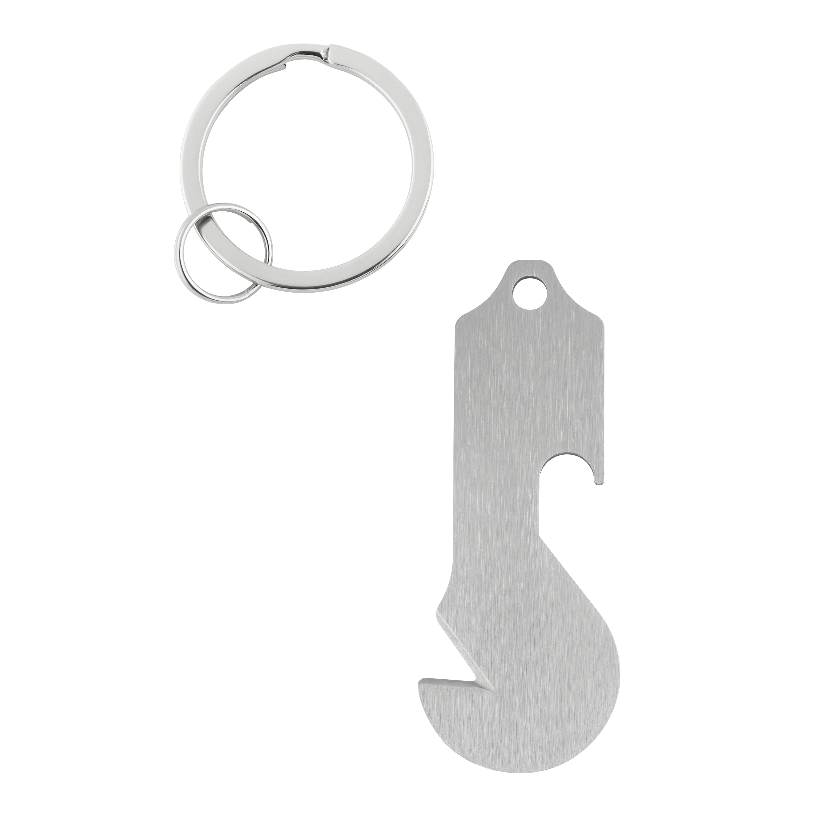 Metmaxx® Schlüsselanhänger "ShopMateKeytool" - silber-327