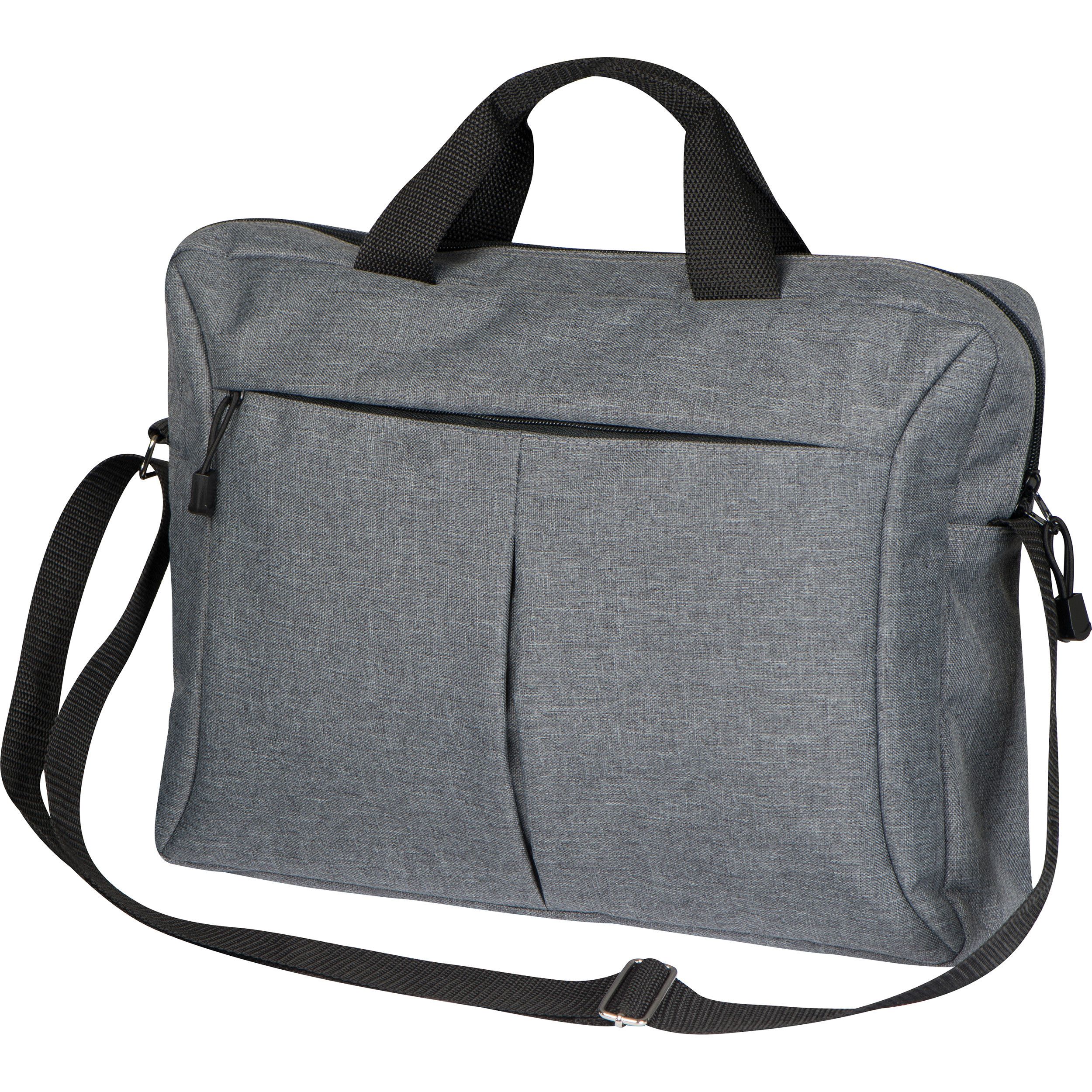 Laptoptasche aus Polyester - silbergrau-338