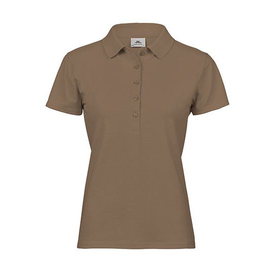 Women´s Luxury Stretch Polo - wood-741