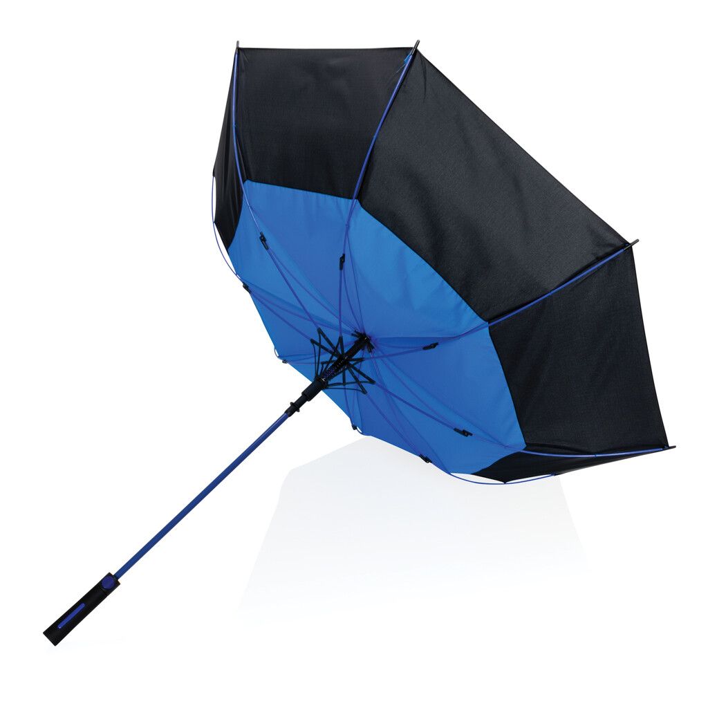 27" Impact AWARE™ RPET 190T Auto-Open Stormproof-Schirm - blau-149