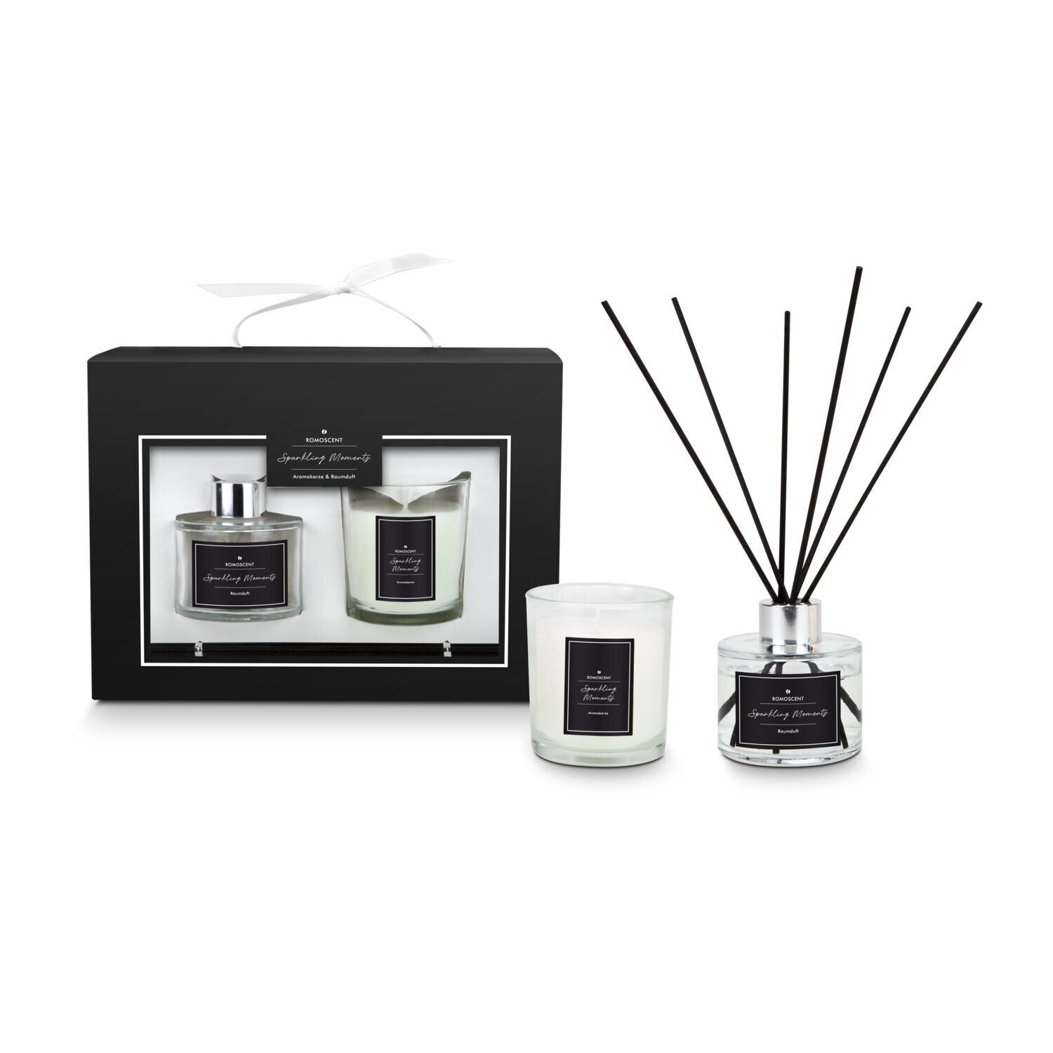 ROMOSCENT® Aroma-Set Sparkling Moments, Raumduft & Aromakerze-164