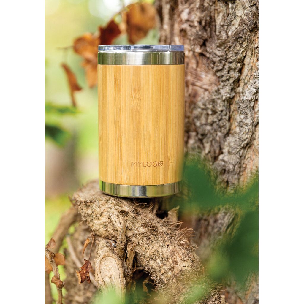 Bambus Coffee-To-Go Becher - braun-737