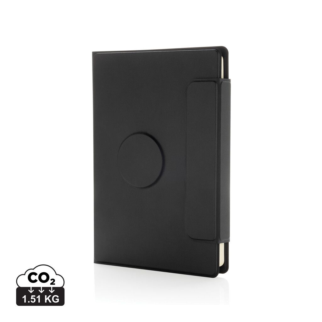 Stuart Magnet-Portfolio A5 aus RCS-zertifiziertem rPU - schwarz-539
