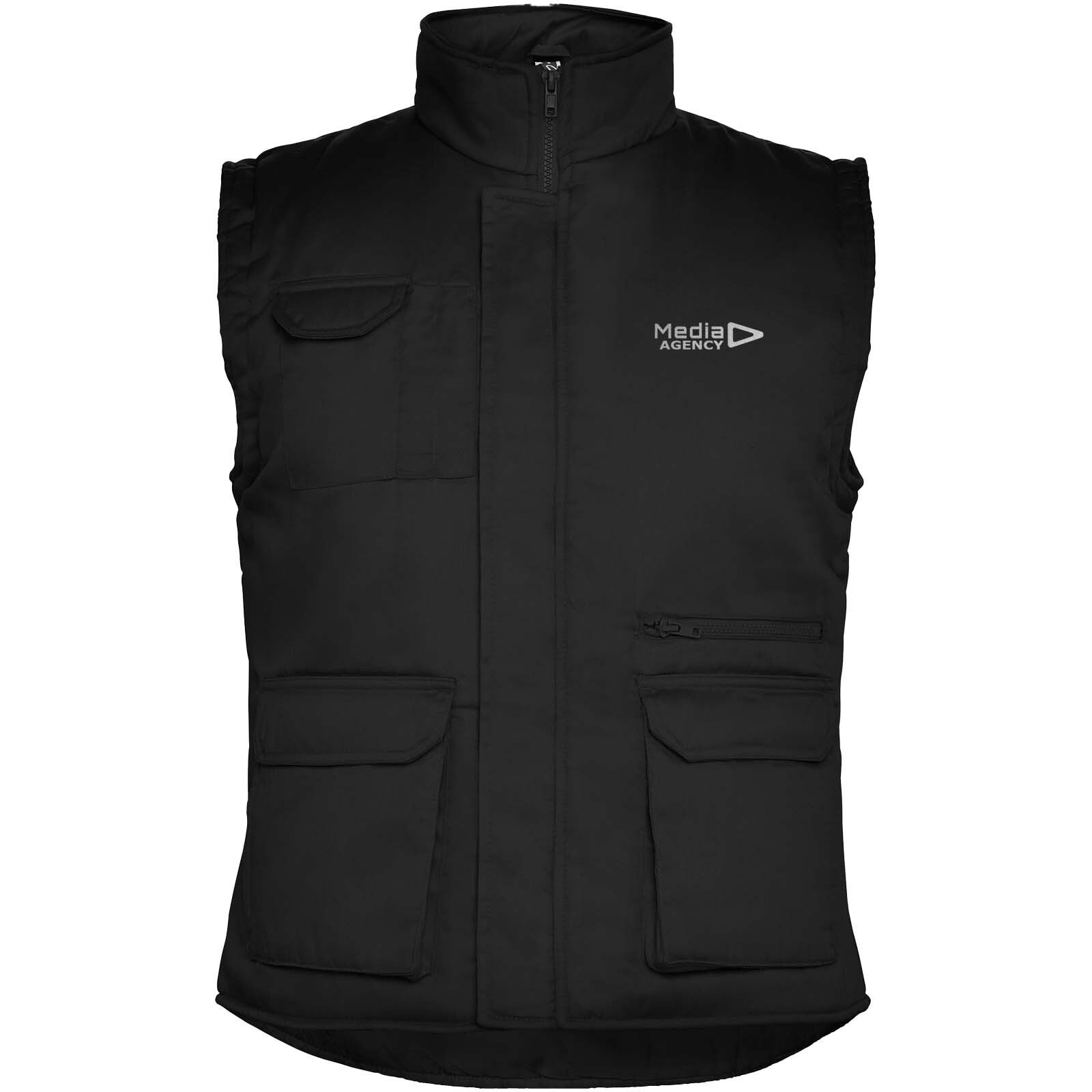 Almanzor Vielseitige Thermo Arbeitsweste mit hohem Kragen - schwarz-950