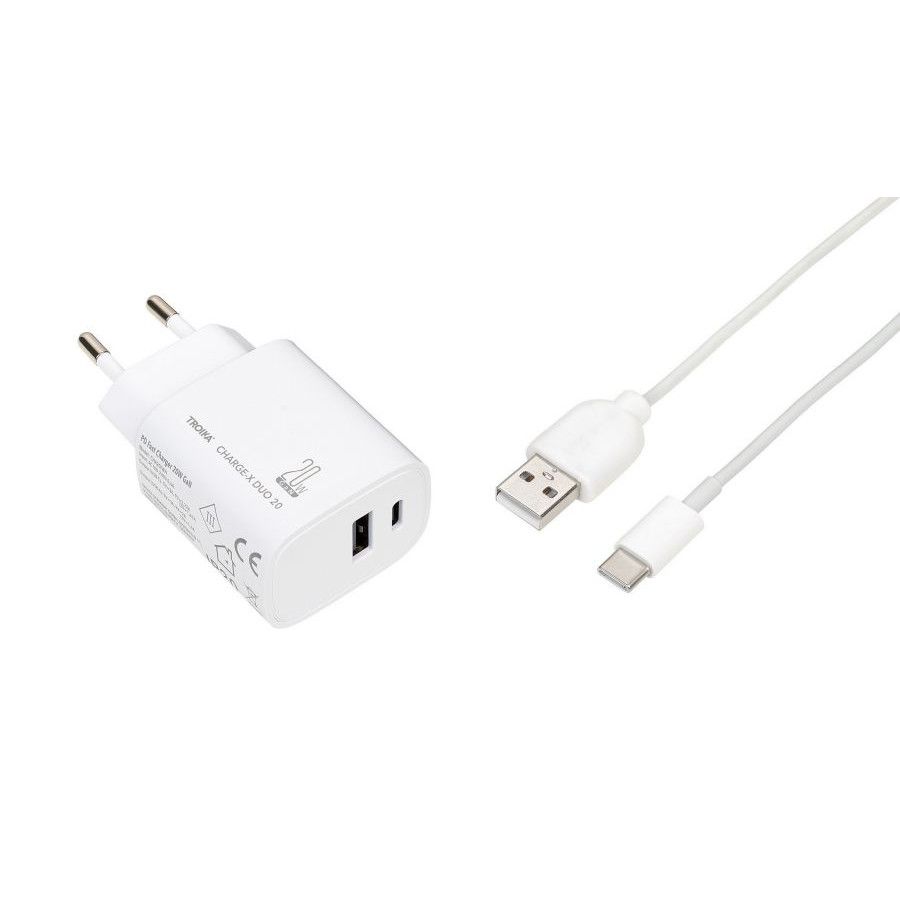 Ladestecker CHARGE-X DUO 20 - weiß-869