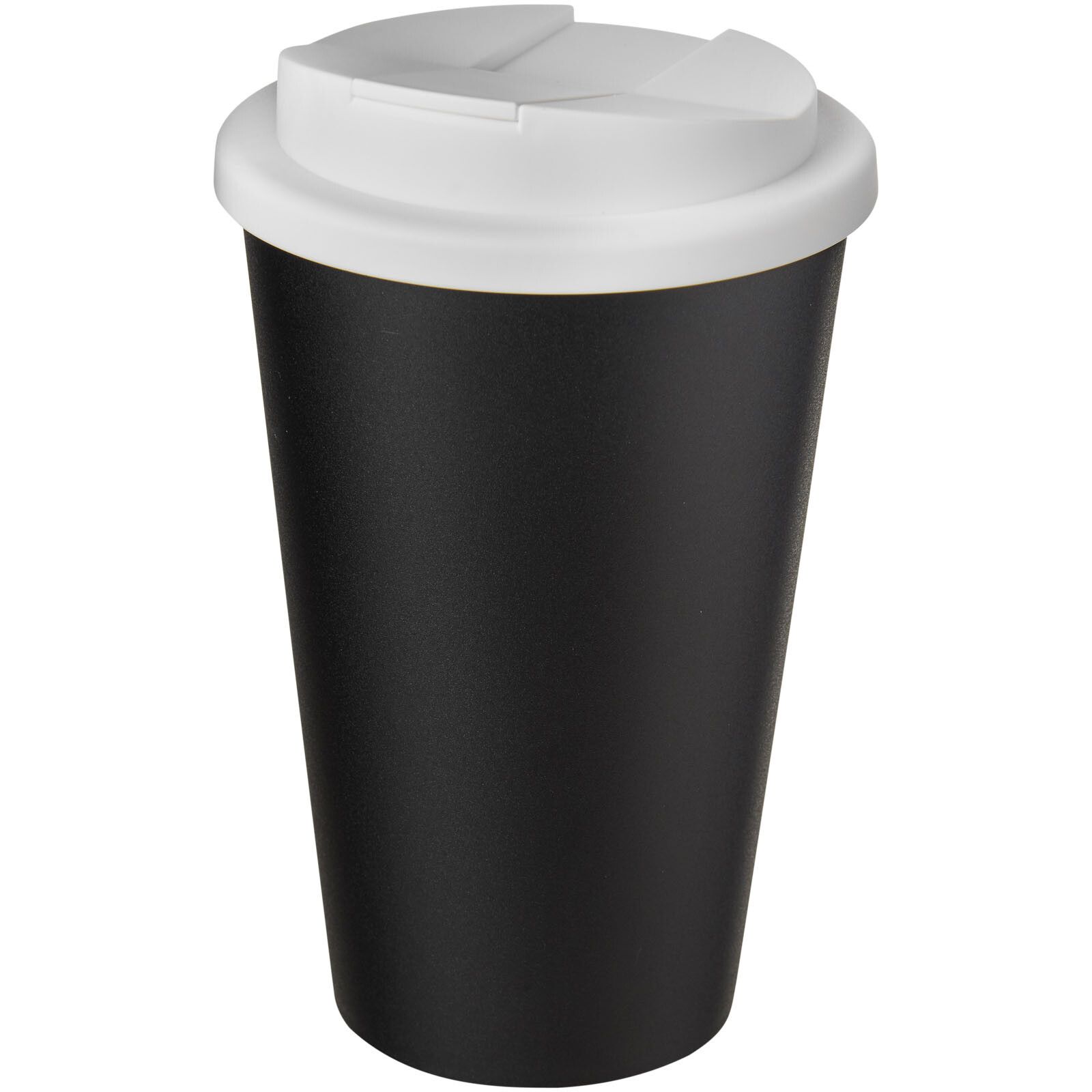Americano 350 ml Isolierbecher mit auslaufsicherem Schraubverschluss - schwarz -  weiss-531