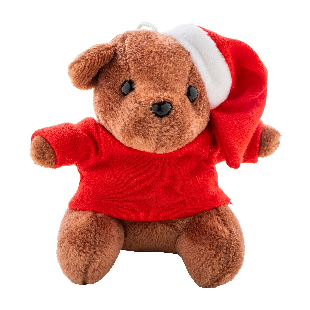 Julnalle Plüsch-Weihnachts-Teddybär-Schlüsselanhänger - mehrfarbig-469