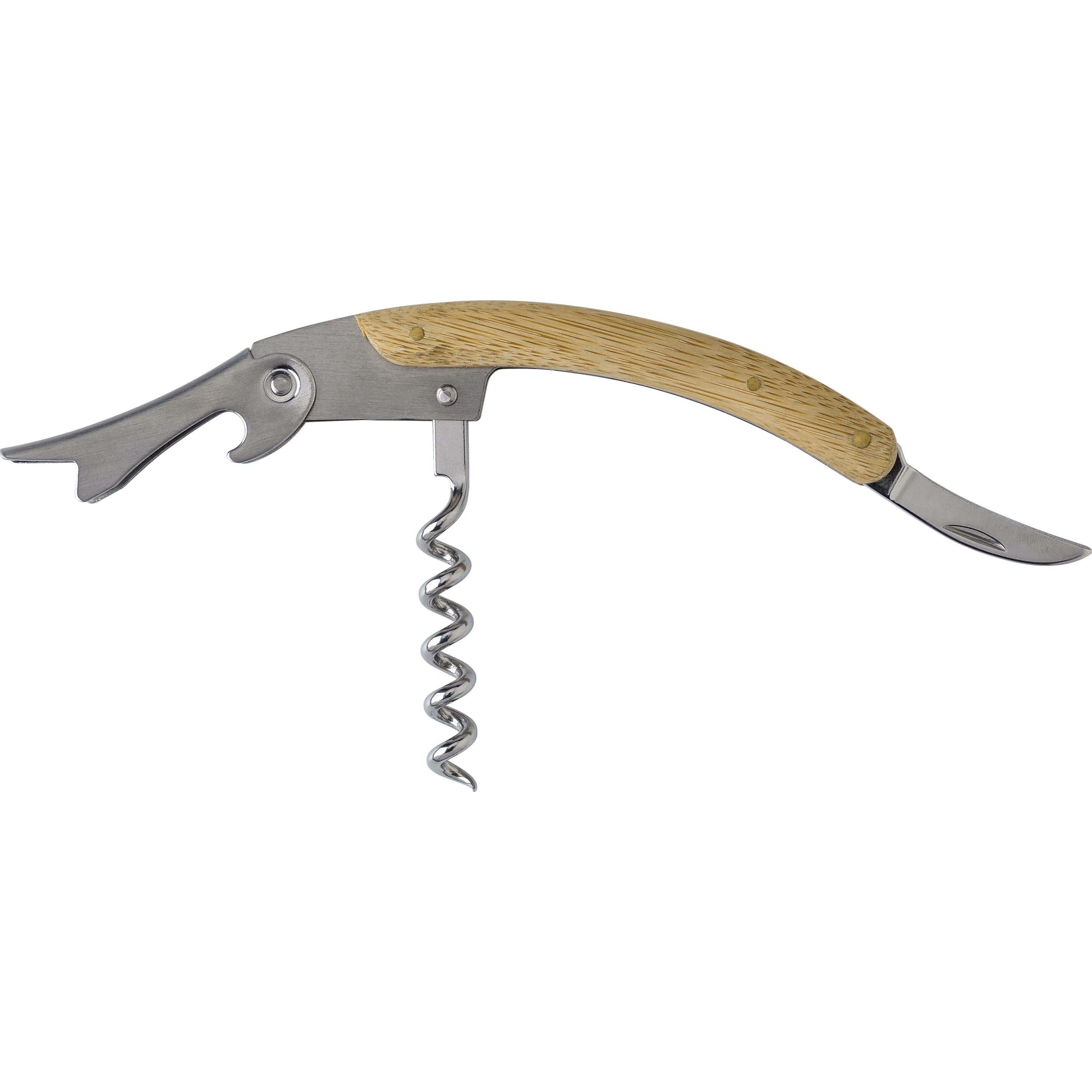 Kellnermesser mit Bambusverkleidung Lenny - braun-119