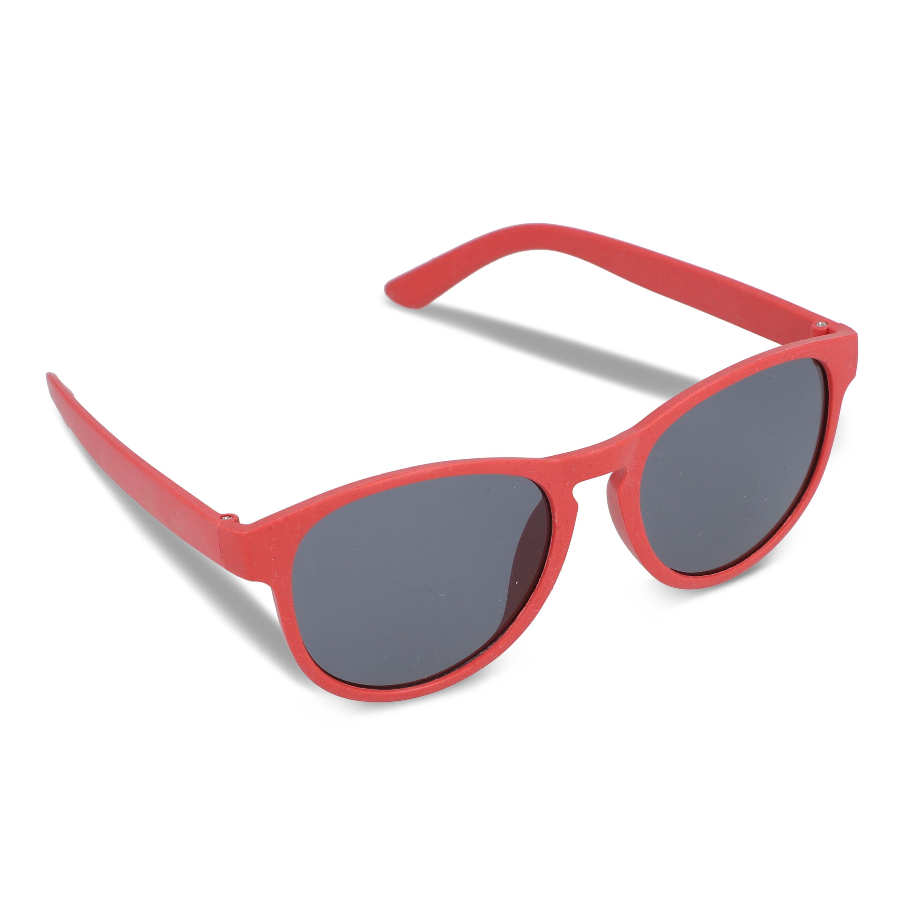Sonnenbrille Weizenstroh Erde UV400 - rot-426