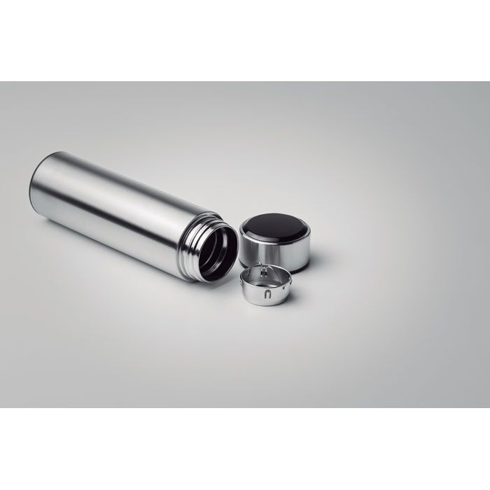 Isolierkanne 450ml mit C° POLE - mattsilber-610