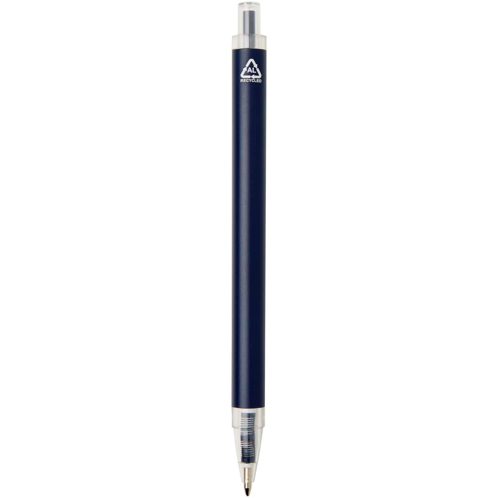 Spectrum Kugelschreiber aus recyceltem Aluminium blaue Tinte - navy-287