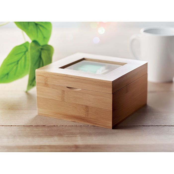 Teebox aus Bambus CAMPO TEA - holz-958