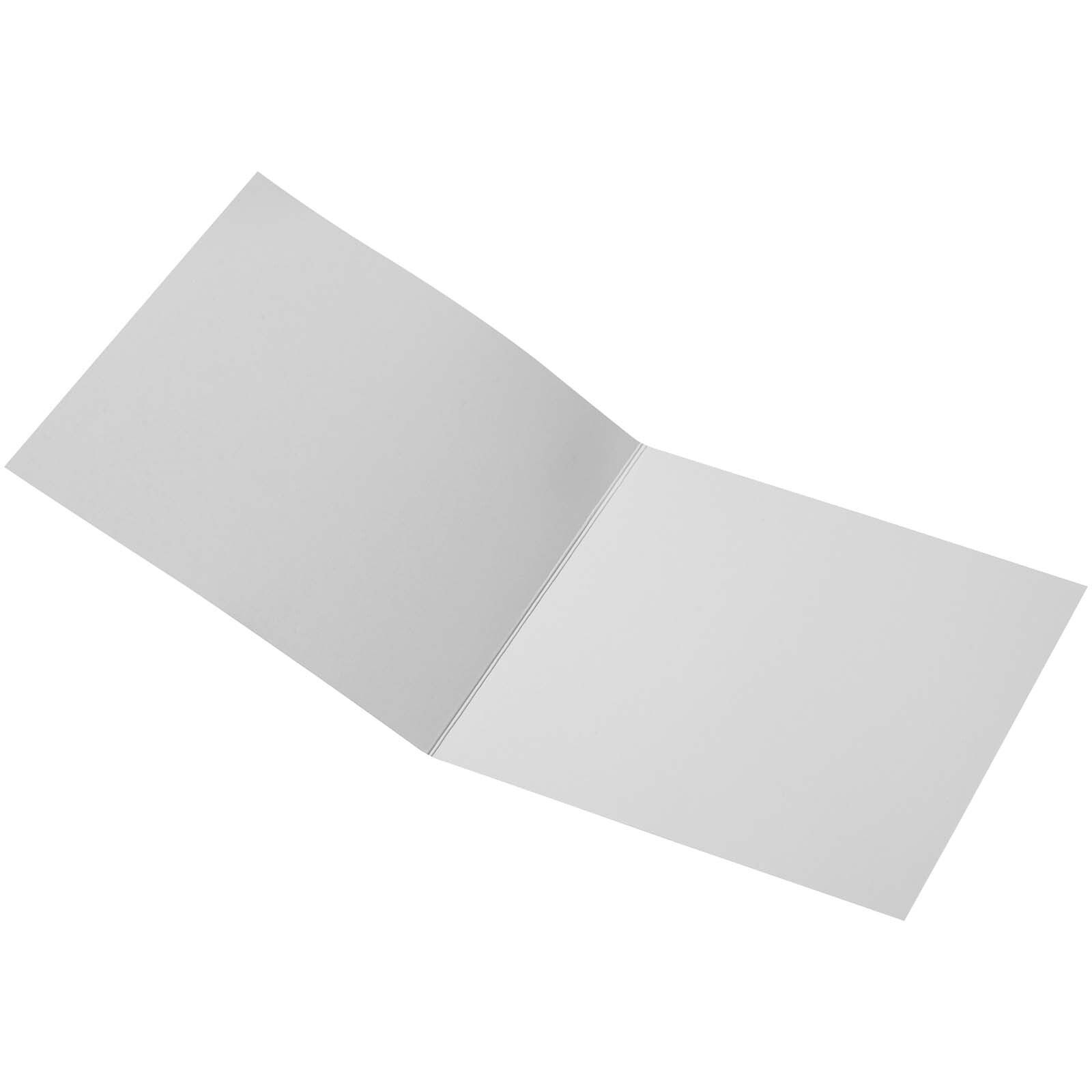 Herald quadratische Grußkarte - weiss-267
