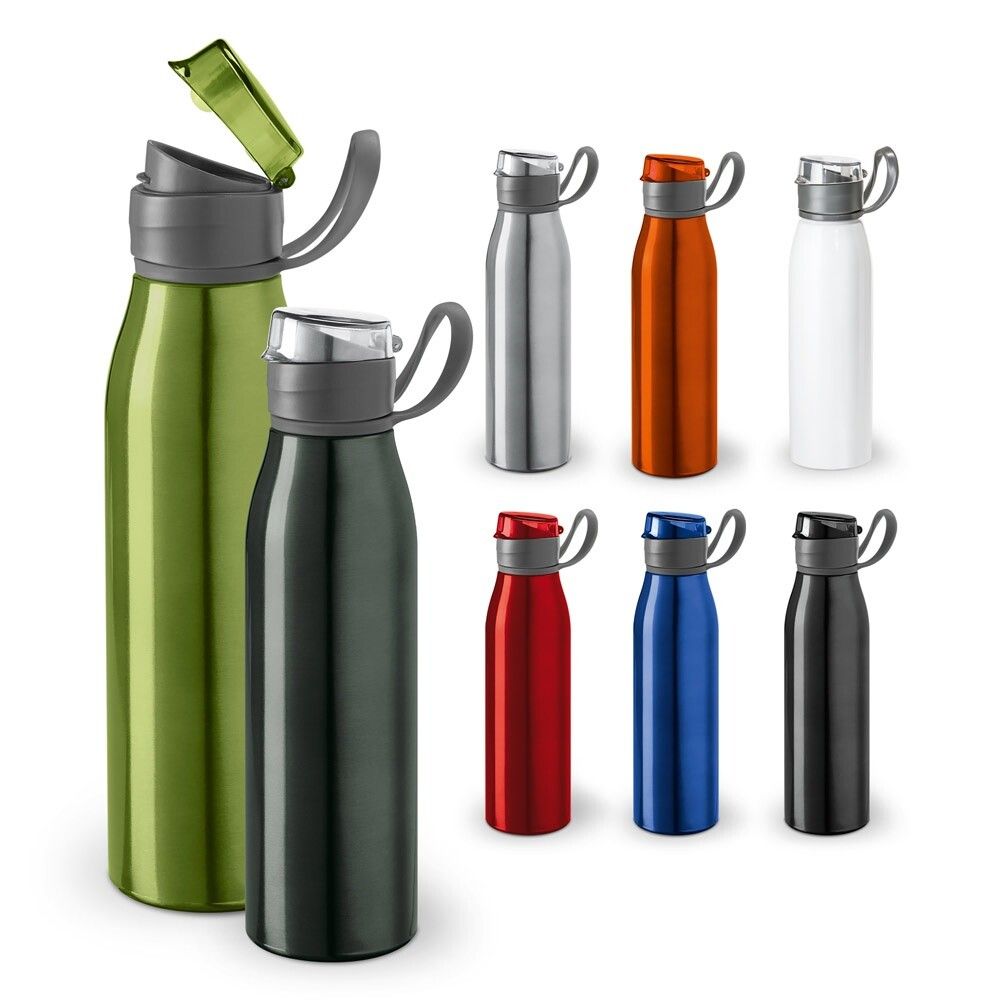 KORVER Sportflasche aus Aluminium 650 mL - rot-521