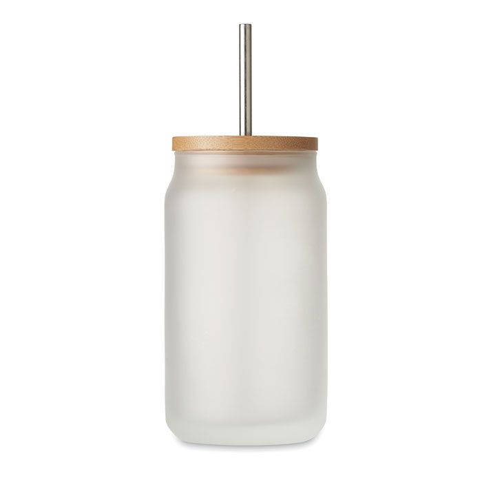 Trinkglas Subli 400ml JARBLIM - transparent weiß-940
