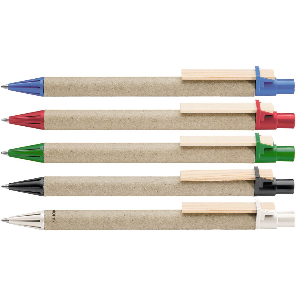 Paper Pen Druckkugelschreiber - mittelblau-666