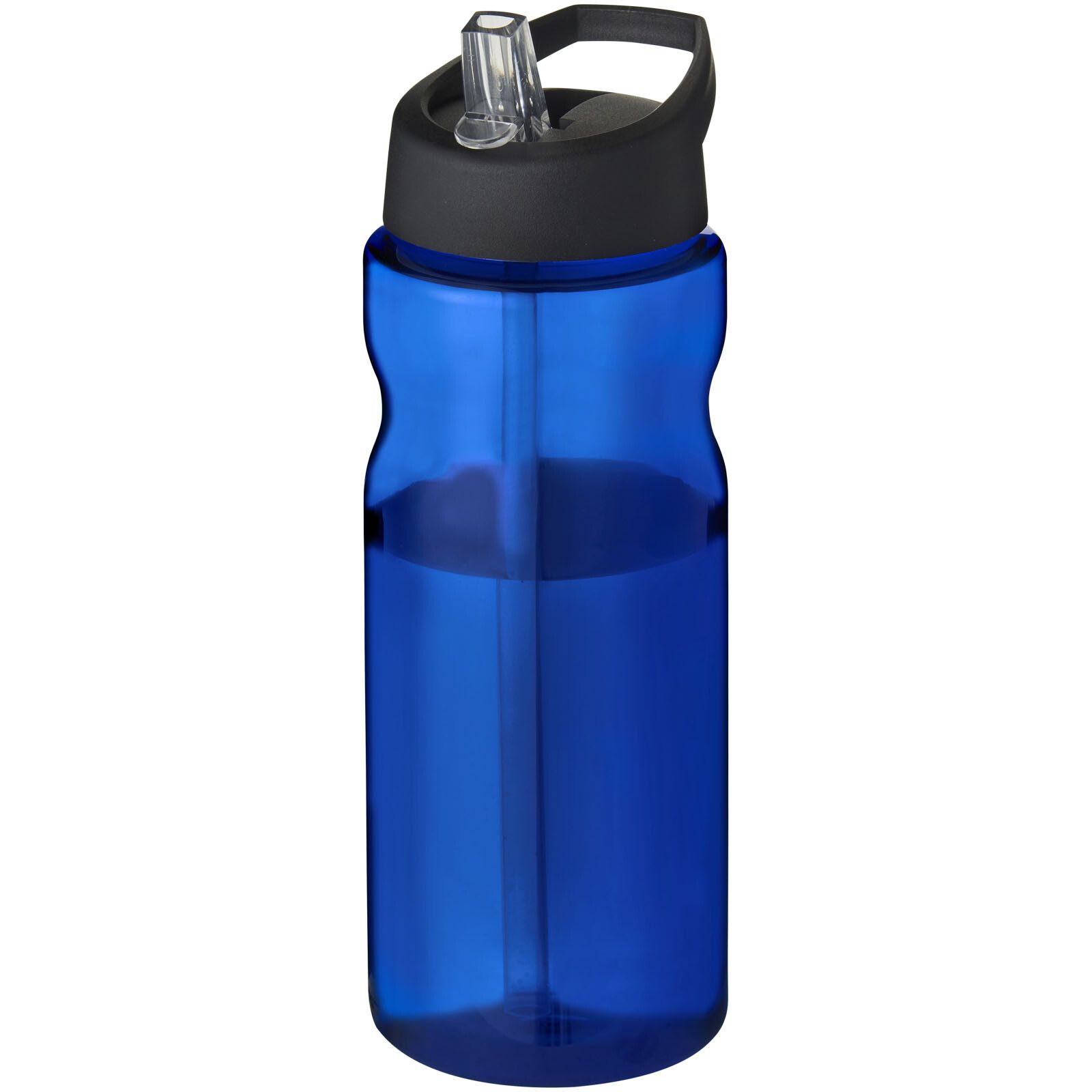 H2O Active Base 650 ml Sportflasche mit Ausgussdeckel - blau -  schwarz-3