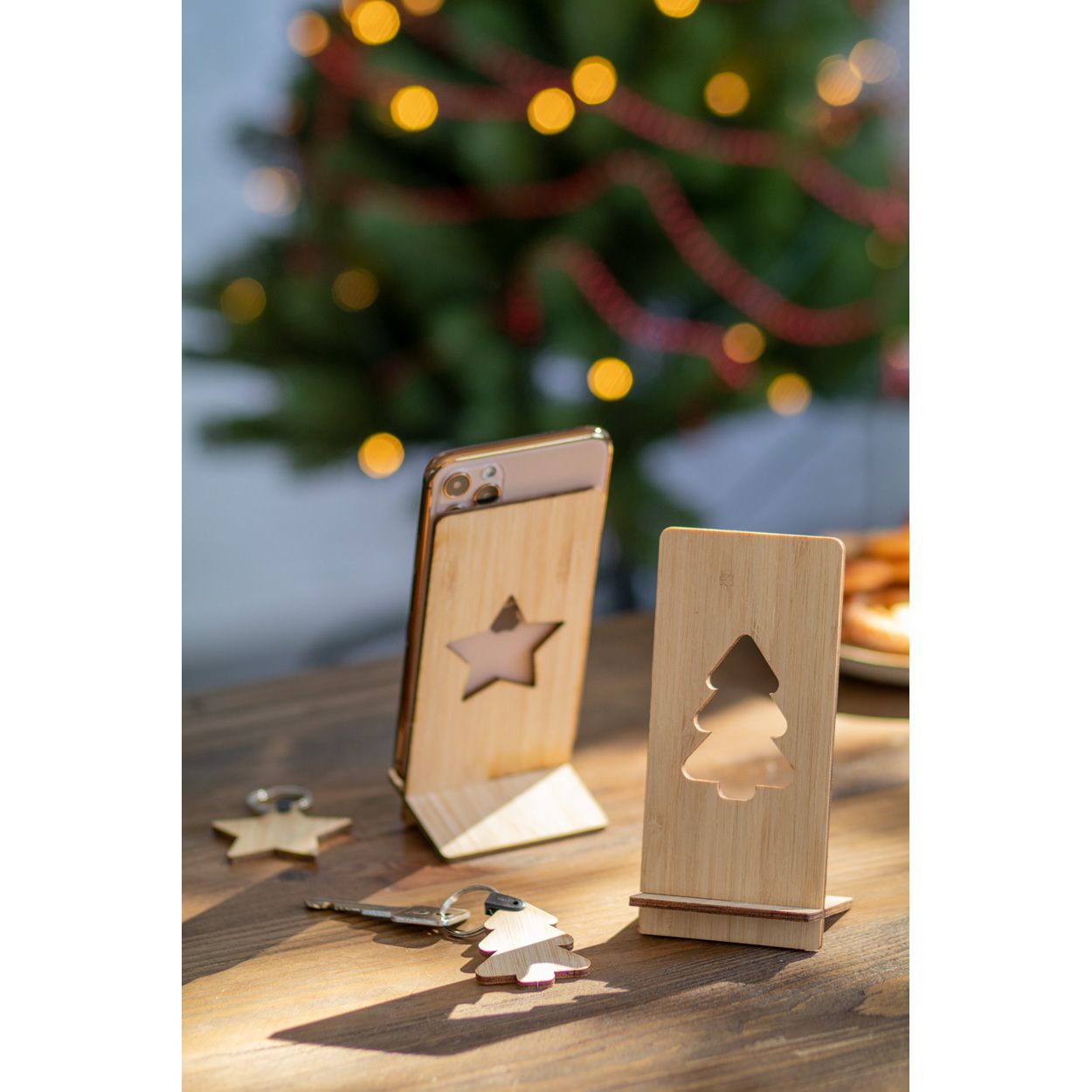 Kannykka Handyhalter Weihnachtsbaum - natur-466
