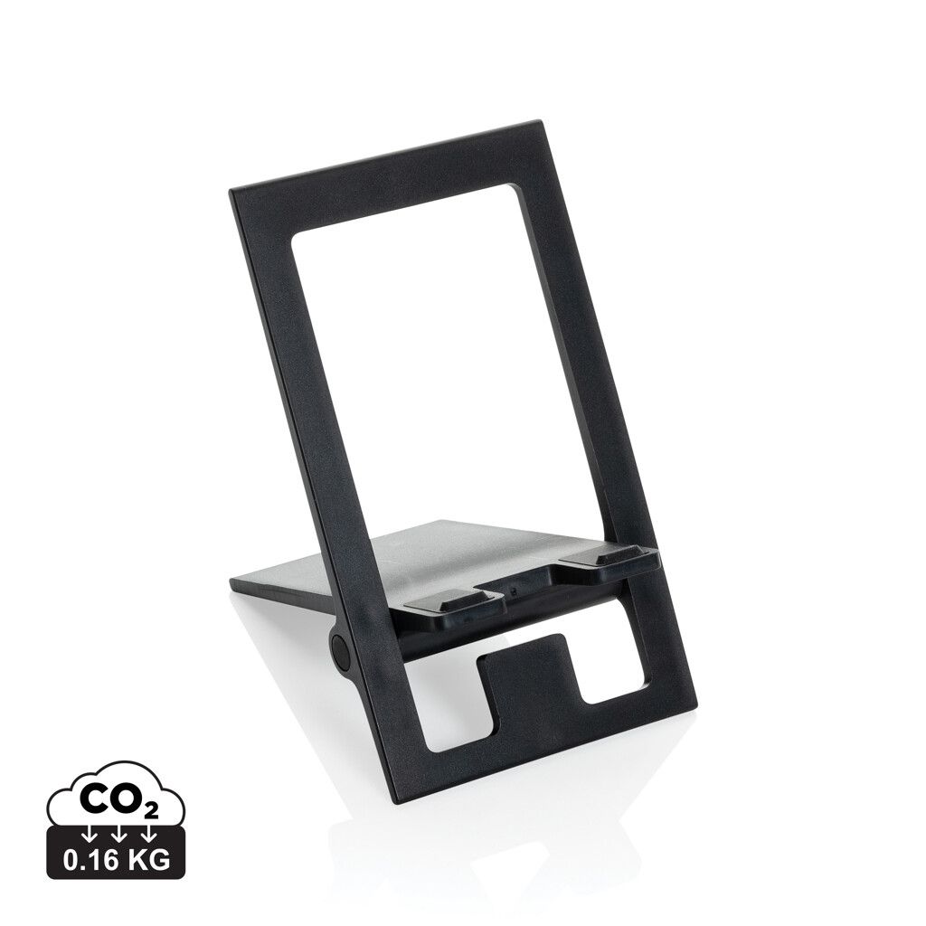 SnapStand faltbarer Telefonständer aus RCS recyceltem ABS - schwarz-261