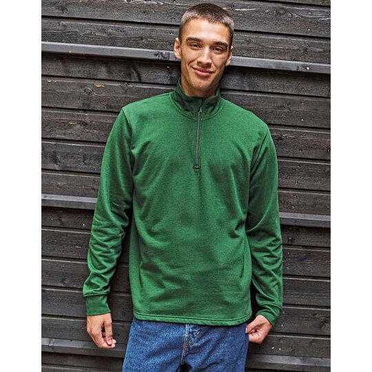 Unisex Quarter Zip Sweatshirt - bordeaux-325