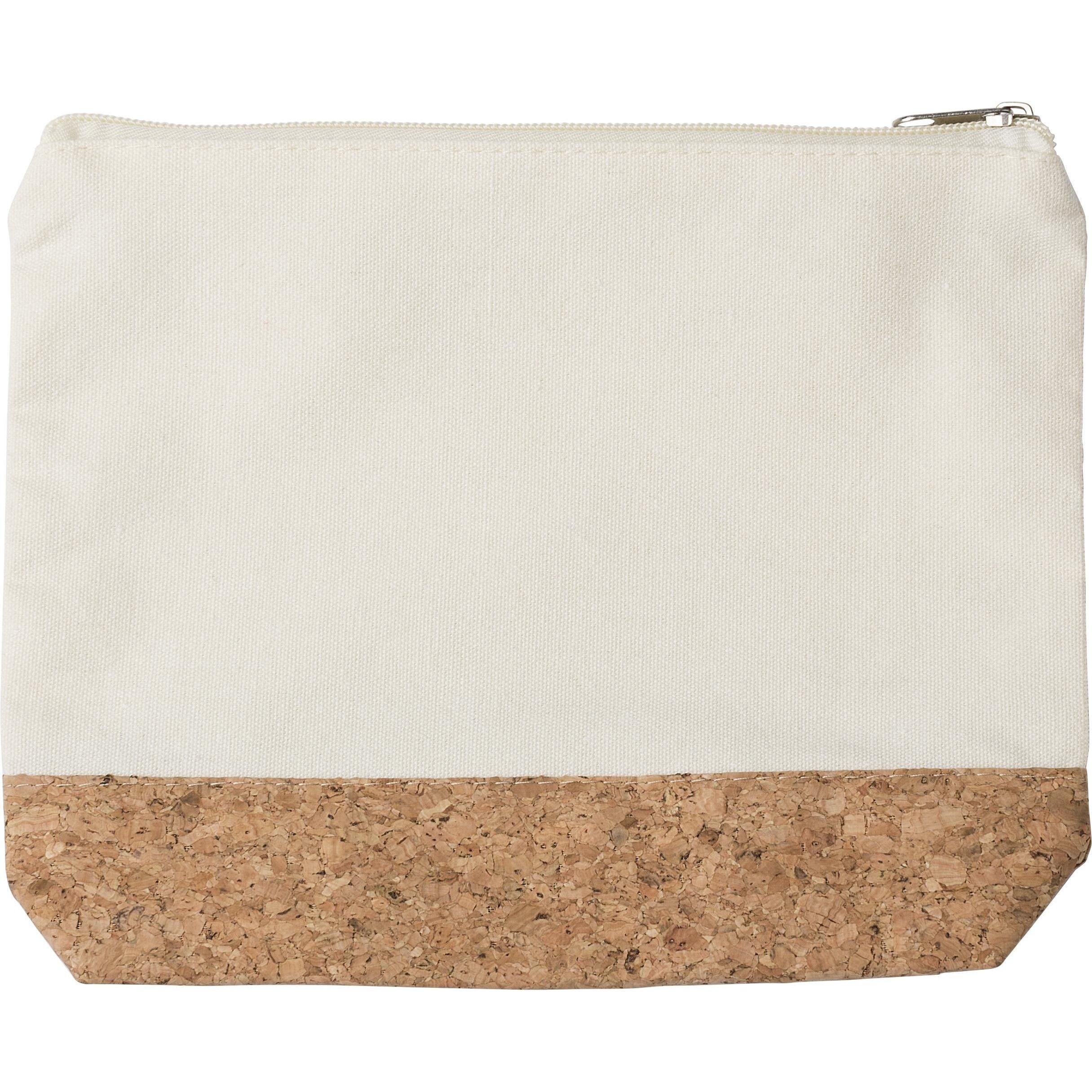 Kosmetiktasche aus Baumwolle (220 gr/m2) Teagan - khaki-180