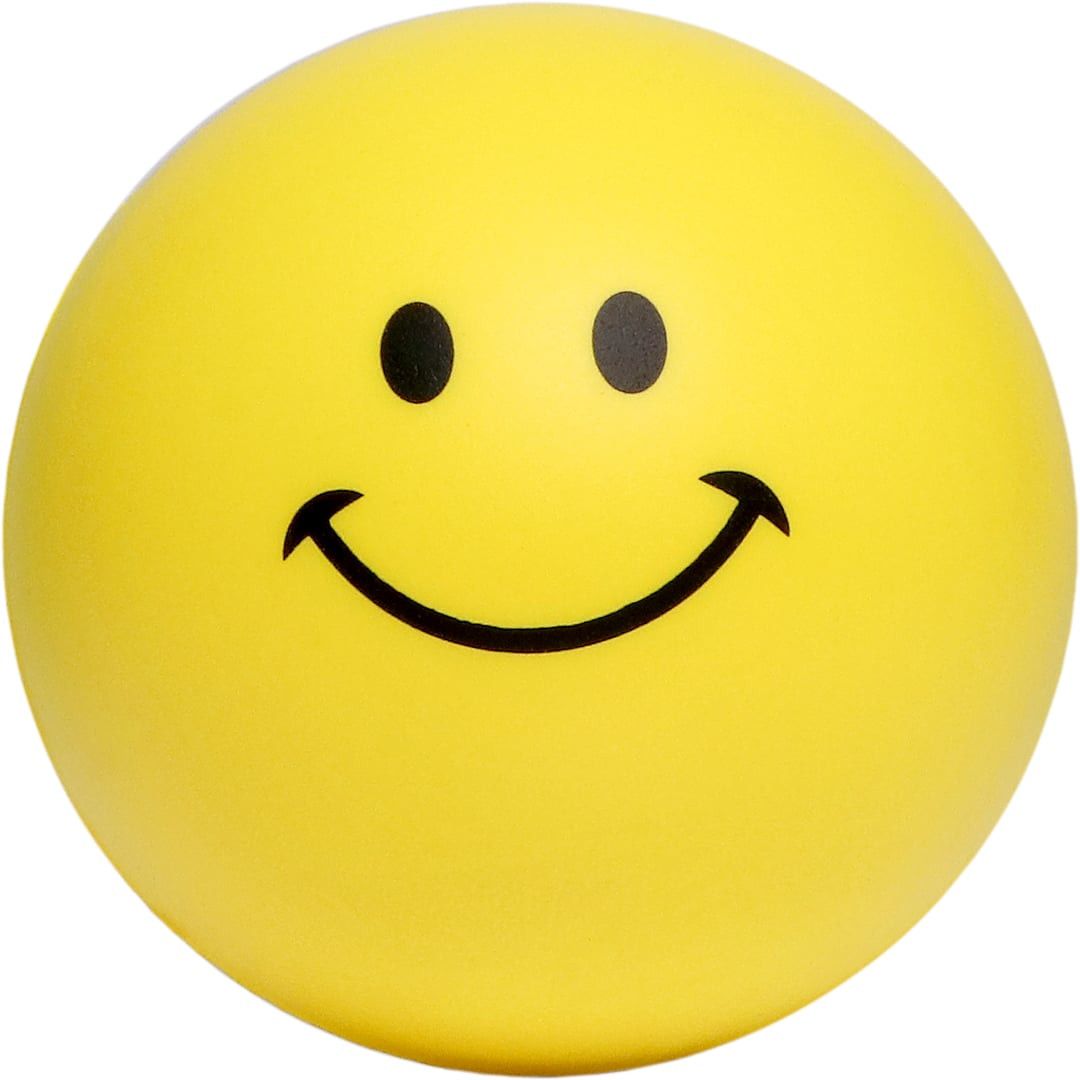 SQUEEZIES® Ball Smile-Gesicht - gelb-322