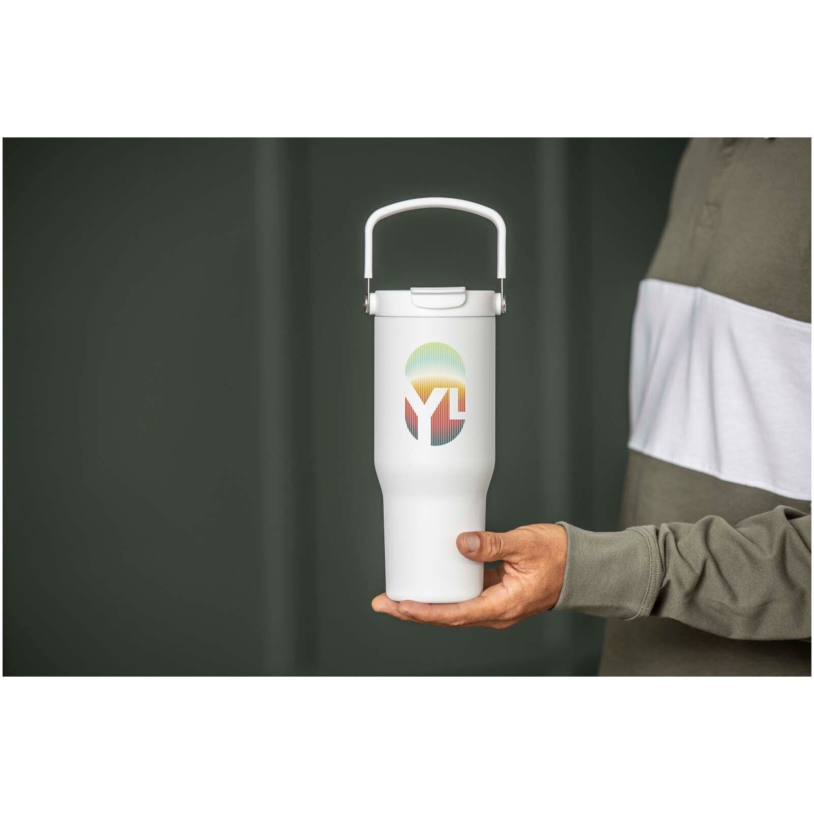 Bronx 900 ml RCS Kupfer-Vakuum Isolierbecher aus Edelstahl mit Doppelfunktionsdeckel - schwarz-849