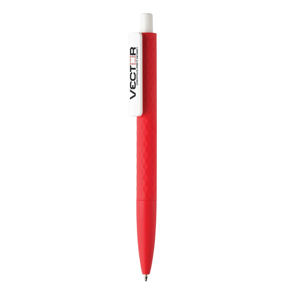 X3-Stift mit Smooth-Touch - rot-887