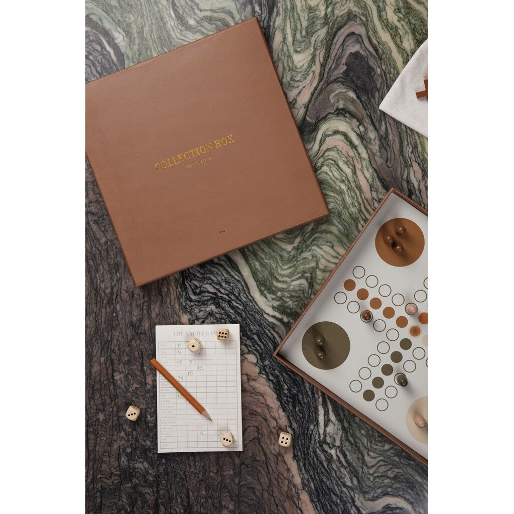 VINGA Coffee-Table Spielesammlung - braun-766