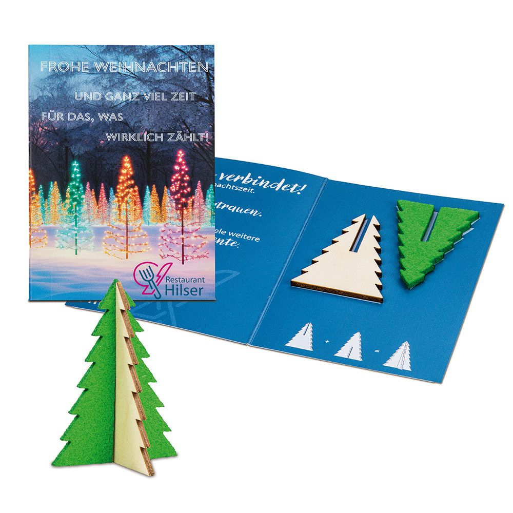 Steckfiguren-Karte Mini - Baum-368