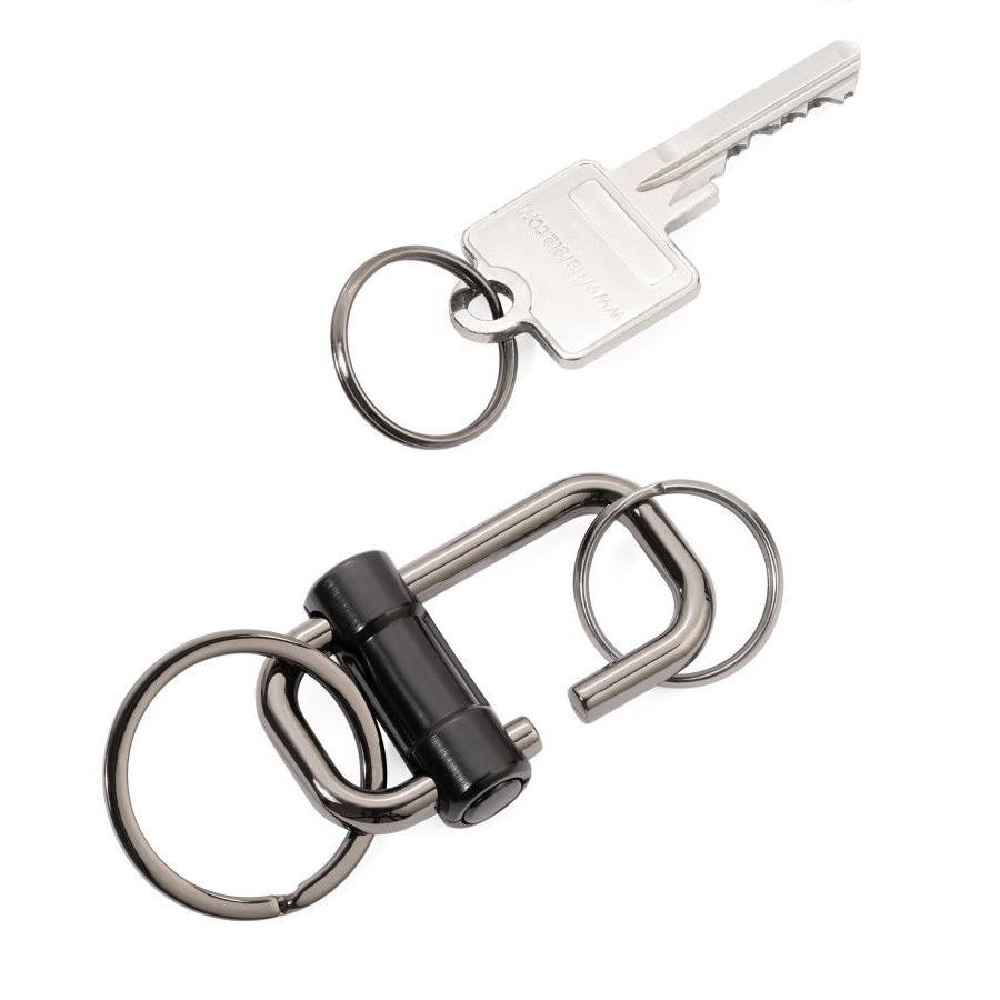 Troika Schlüsselanhänger 2-WAY KEY - gunmetal - schwarz-137