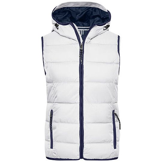 Ladies´ Maritime Vest - white - navy-966