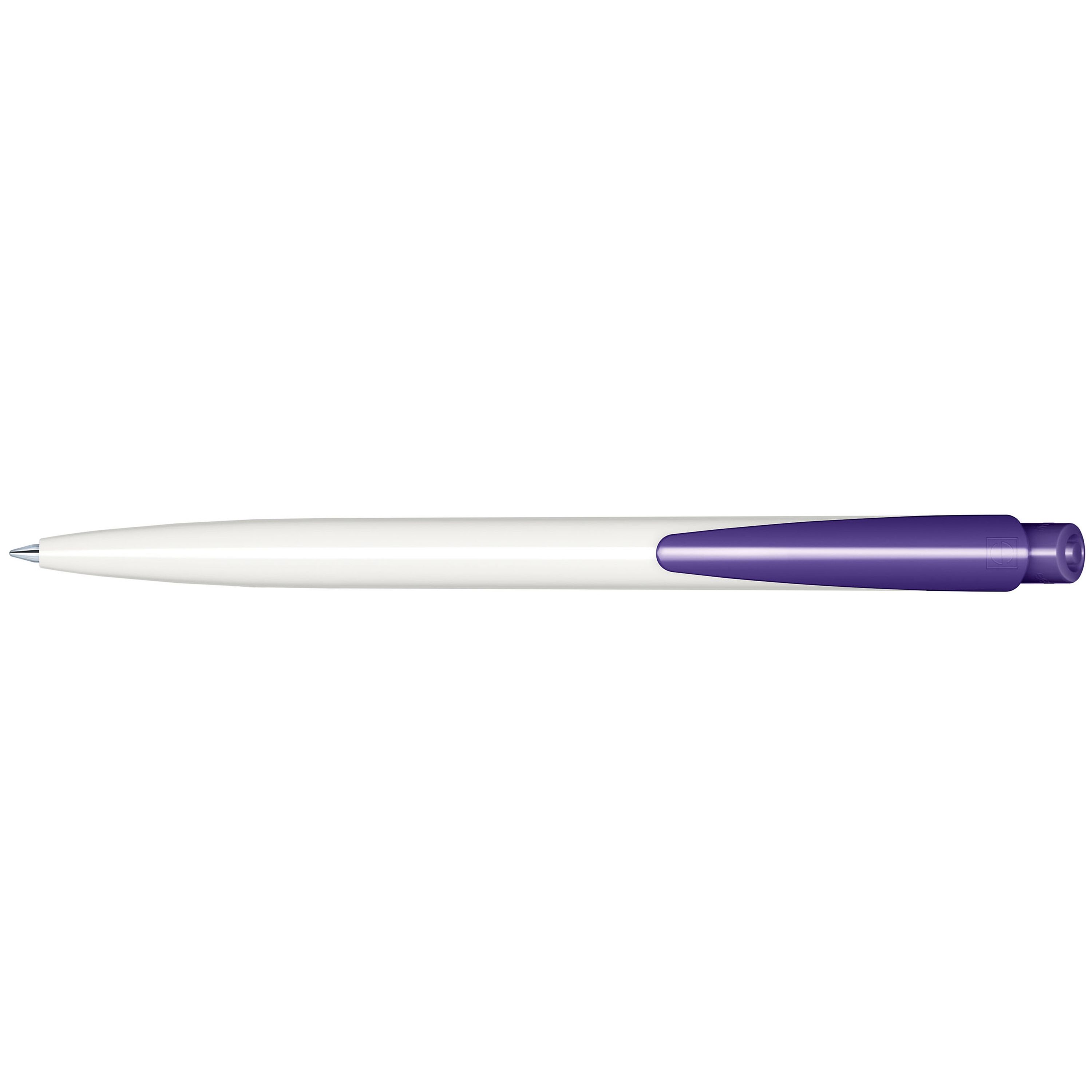 Dart Polished Basic Druckkugelschreiber - weiß - lila-697