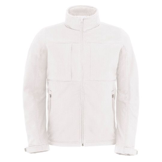 Men´s Hooded Softshell - white - S-608