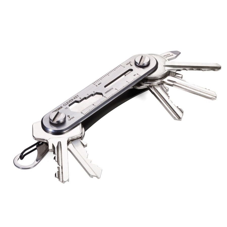 Troika Schlüssel Organizer Troika CLEVER KEY - silber - titanfarben-139