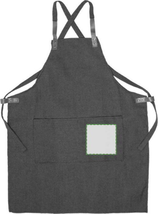 Veredelungsposition Tasche auf der Vorderseite