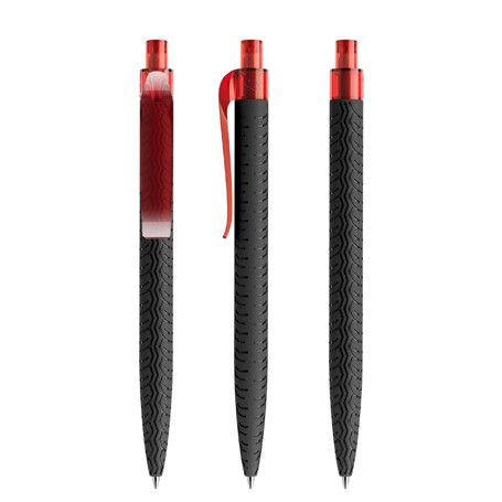 black - red