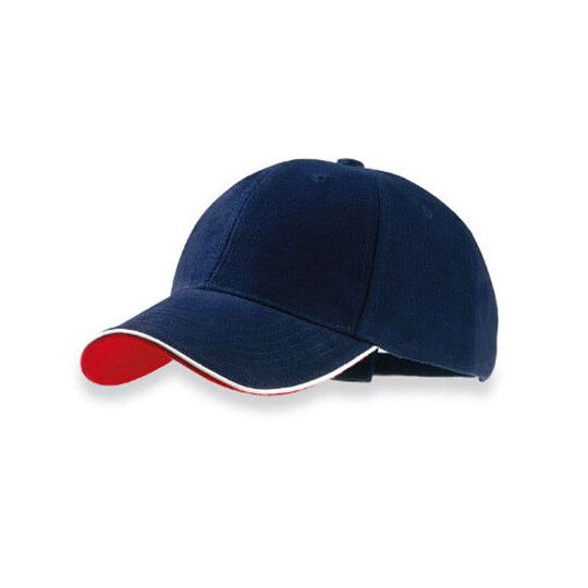 Pilot Piping Sandwich Cap - navy - white - red-205