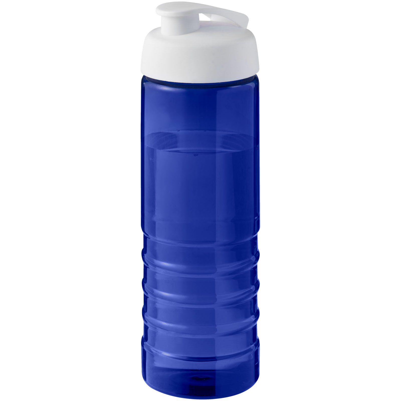 H2O Active Eco Treble 750 ml Sportflasche mit Stülpdeckel - blau -  weiss-414