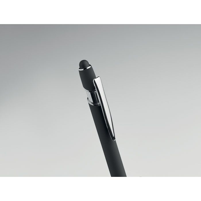 Druckkugelschreiber mit Stylus SIPARO - schwarz-938