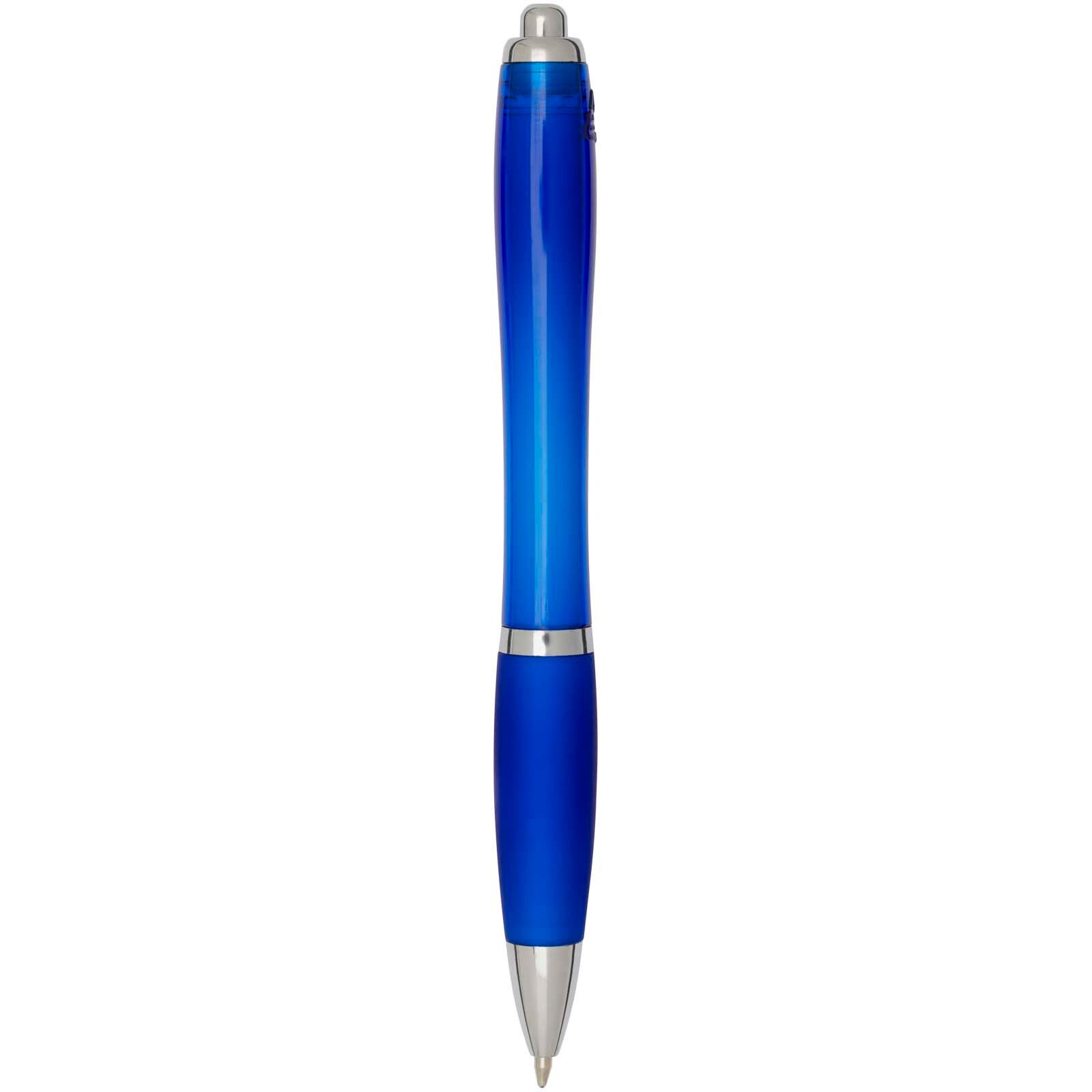 Nash RCS Kugelschreiber aus recyceltem Kunststoff mit farbigem Schaft und Griff (schwarze Tinte) - royalblau-533