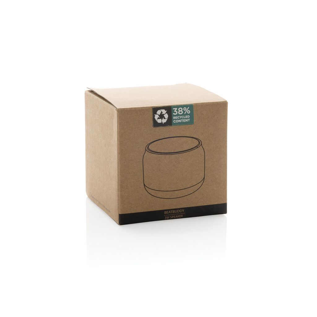 BeatBuddy 3W-Lautsprecher aus RCS recyceltem ABS - grau-135
