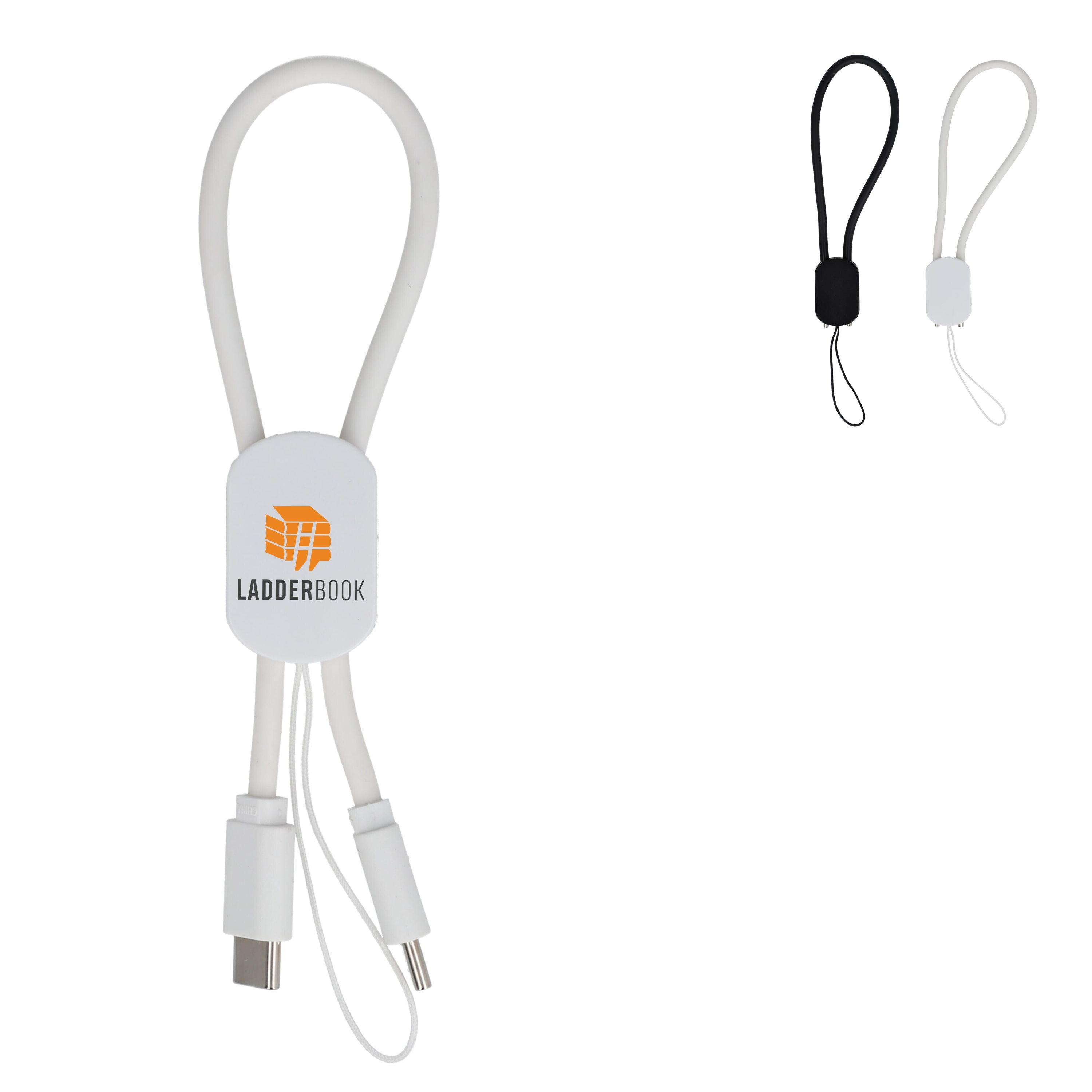 USB-C-Schlüsselanhänger-Kabel 60 W - schwarz-710