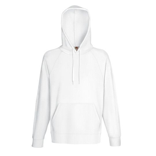 Lightweight Hooded Sweat - white-717