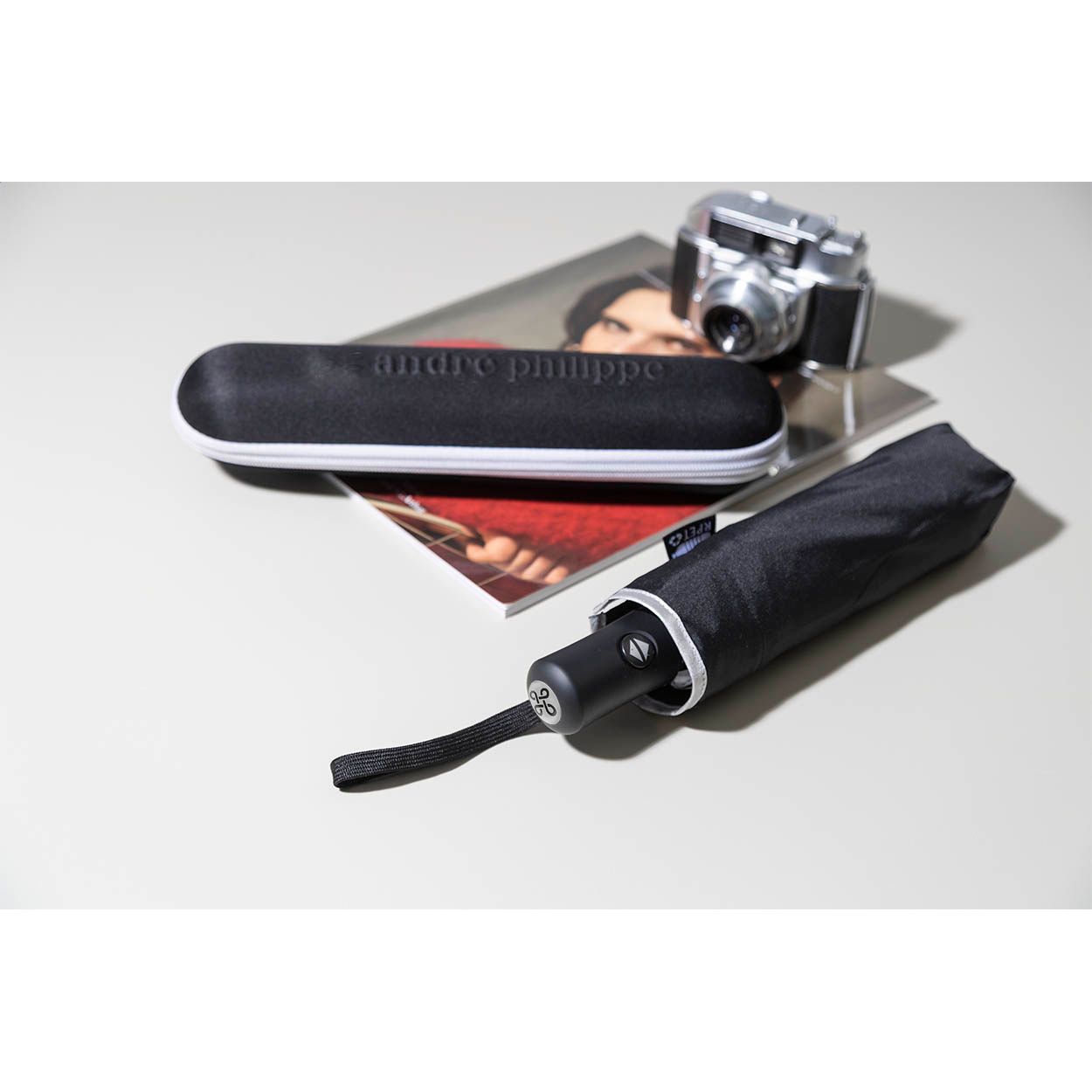 Ouragan Regenschirm, RPET - schwarz-993